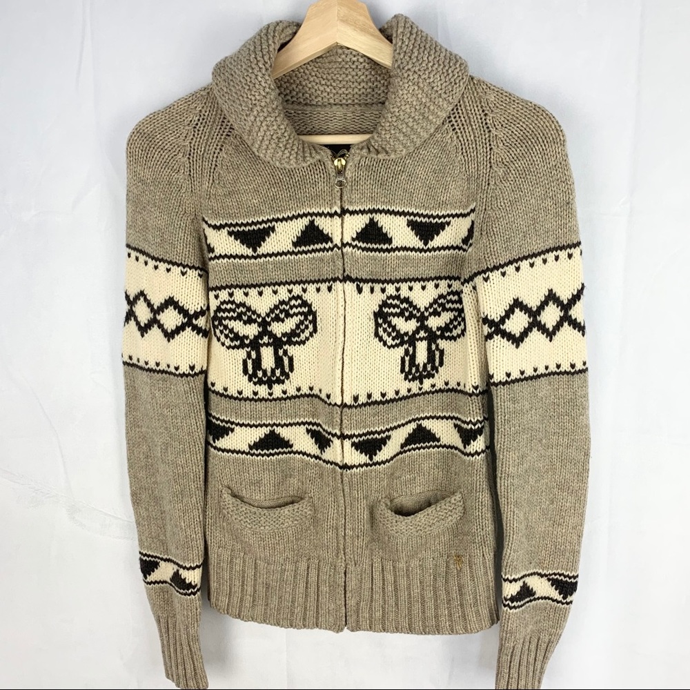 ARITZIA TNA Sea to Sky lambs wool sweater Sm